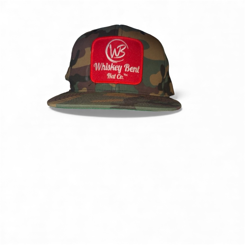 Obey Camouflage Hat with Red Patch